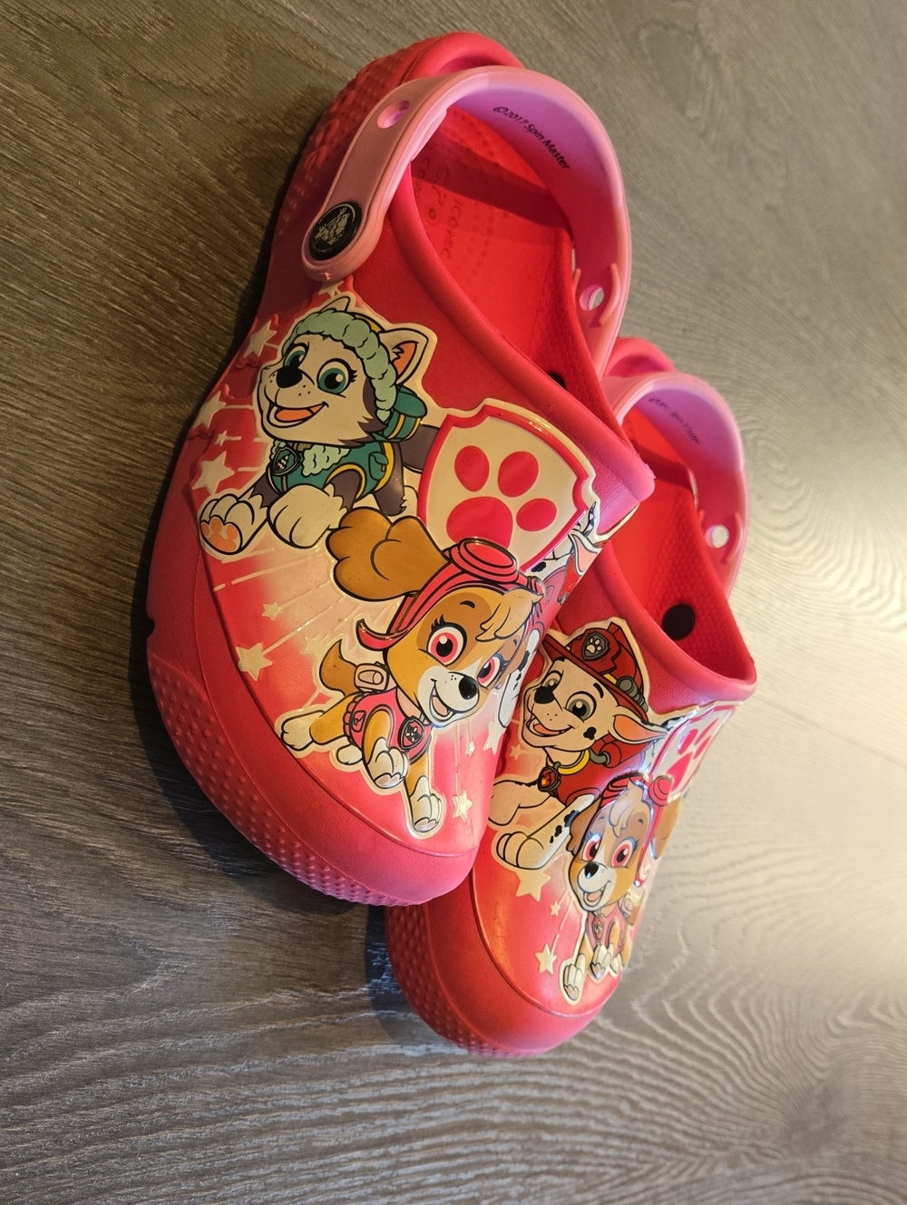 CROCS Pink Paw Patrol Croc Sandals